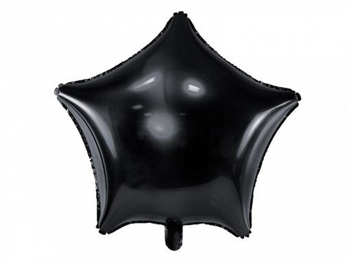 Picture of FOIL BALLOON STAR BLACK 18 INCH